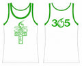 365 Days · 365 Ways Tank Top – White/Green
